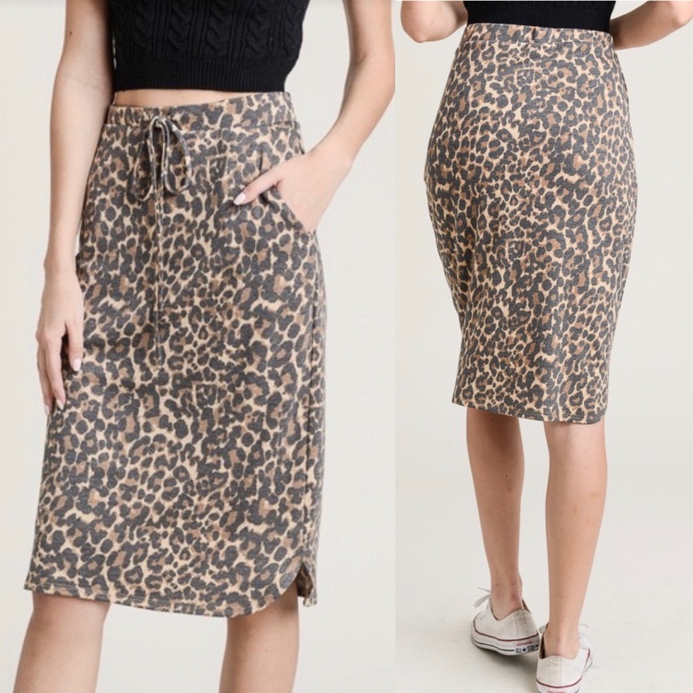 Dino Leopard Skirt